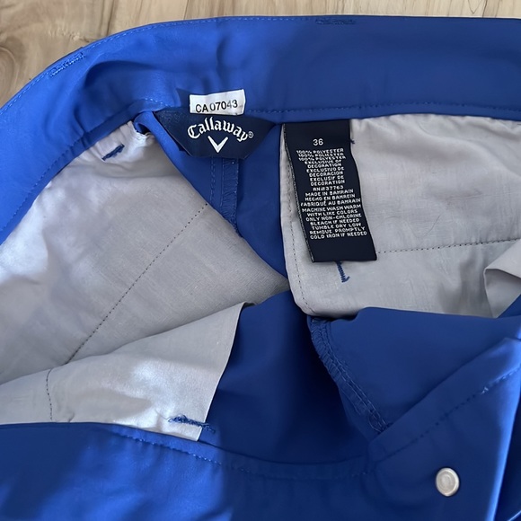 Men’s blue size 36 Callaway Golf shorts - Picture 3 of 3